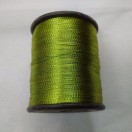 PISTACHIO GREEN & GOLD - Art Silk Twisted with Lurex - Neem Jari Zari - For Crochet Sewing Embroidery Knitting Jewelry DIY